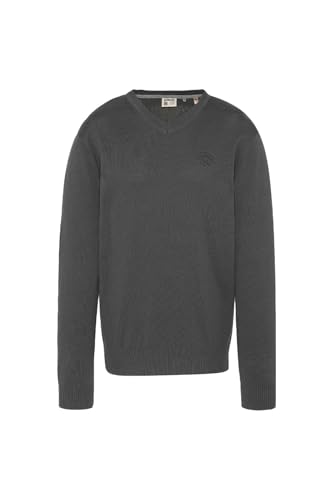 Pull 100% coton col V Schott, parfait pour vos journées casual chic