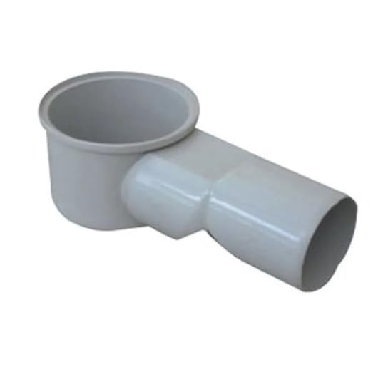 PVC Plumbing Trap Pipe Fitting, 45-Degree Angle, White, 15 cm Height ...