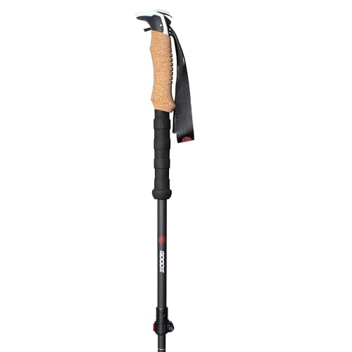 Goode Carbon Peak Backcountry Trekking Poles, 428g, 25-54 in Height Range, 2-Stage Adjustable