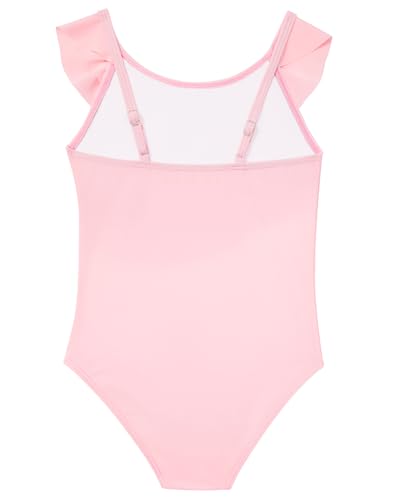 Image of Century Star Girls Toddler Cute One Piece Swimsuits Bathing Suit Little Kids Swimwear Quick Dry Ruffle Floral