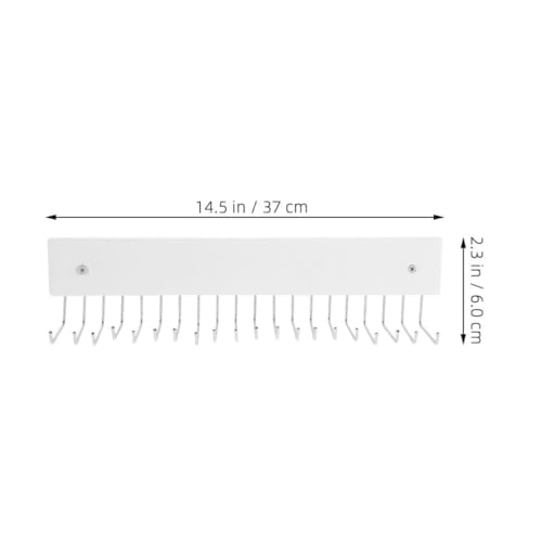 Support multifonction en métal blanc au design minimaliste - 3
