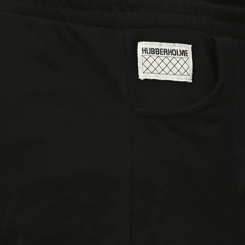 Image of Hubberholme Men's Cotton Blend Slim Fit All Season Wear Track Pants (Slant 3 Stripes Design)