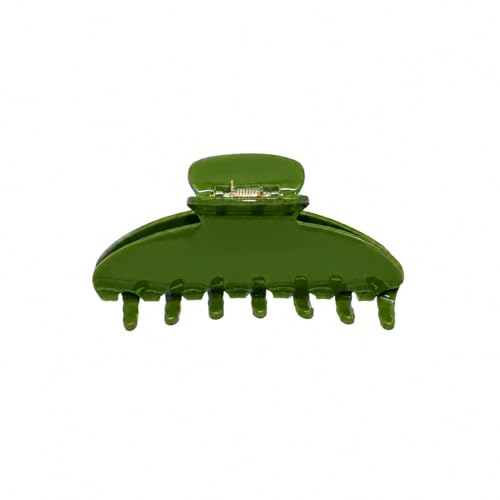 The RPZL Premium Acetate Big Hair Accessory | Oversized Claw Clip for Thick and Thin Hair | Stylish Hair Jaw for Women and Girls (CACTUS GREEN)