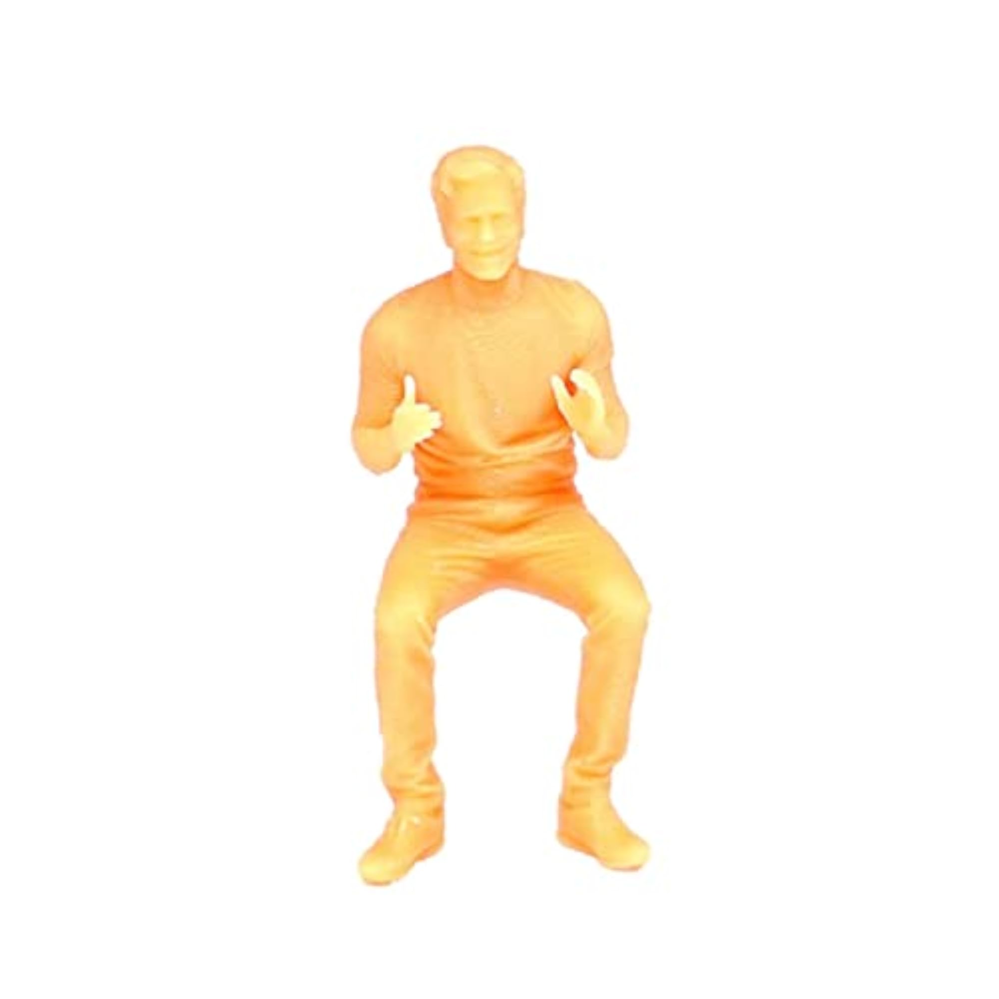 Realistic 1/64 Miniature People Figures for Layout Ornament