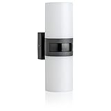SEBSON® LED Außenleuchte Bewegungsmelder IP65 - Wandleuchte anthrazit 20W 2200lm kaltweiß 5800K - Außenwandleuchte up down, Sensor 12m / 180° - Lampe Außen 230V