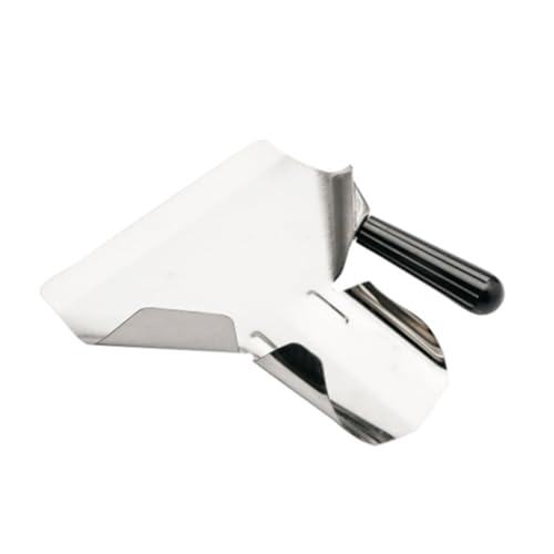 GLEAVI Single-handled Fries Shovel Serving Scooper Popcorn Shovel French Fries Shovel Popcorn Scoop Stainless Steel Shovel Potato Chip Scoop