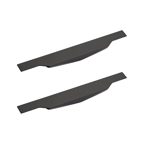 LAPO 3 Pack Premium 12 Inch Aluminum Kitchen Profile Handle, Drawer Handle for Kitchen, Wardrobe Pull Handle, Cabinet Profile Handle for Home, Hotel, Office (Black Finish, Pack of 3) P-003