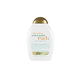 OGX Quenching + Coconut Curls Shampoo (385 ml), feuchtigkeitsspendendes Locken...