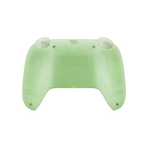 Image of 8Bitdo Ultimate Mini Wired Controller for Xbox with RGB Lighting Fire Ring, Hall Effect Joysticks and Triggers, for Xbox Series X|S, Xbox One, Windows 10 /11 - Officially Licensed (Translucent Green)