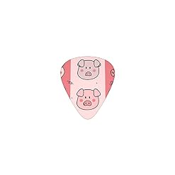 Médiators pour guitare Pig Face Premium Bass Picks Pour Guitares Électriques Et Basses Avec Trois Tailles (Pack de 12) - Les Beatles, Paul McCartney, John Lennon, RIngo Starr, George Harrison