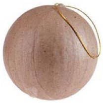 Package of 12 Round Paper Mache 2-1/2" Round Ball Ornaments