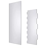 Mousyee Dekorieren Kontur Kamm, Klarer Acryl Kuchenschaber, Torten Schaber, Tortenglätter, Acryl Kuchen Schaber, Für Gebäckglasur Kuchenkamm Backwerkzeug (Glatte Kanten Und Gezackte Kanten)