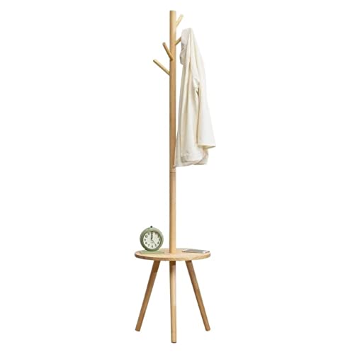 Porte-manteau arbre en bois durable, meuble de rangement d'angle qualitatif pour vestes