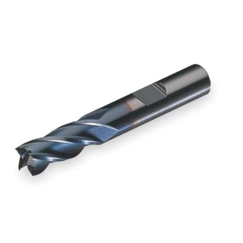 Image of Cleveland C33277 HG-4C High Speed Steel Single End Multi-Flute Center Cutting Finisher End Mill