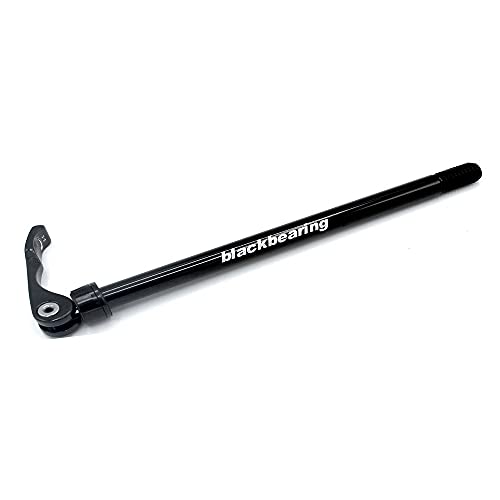 Tige passante M12 x 1,75 Quick Release de vélo pour adulte noir taille unique