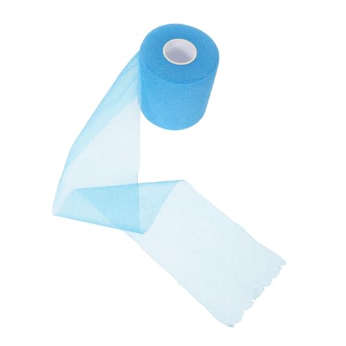 MOLUCKFU 1 Roll Sports Skin Membrane Sports Tape Blue Tape Sports Bandages Black Duct Tape Self Tape Black Gaffers Athlete Tape Racquet Grip Sponge Sky-Blue