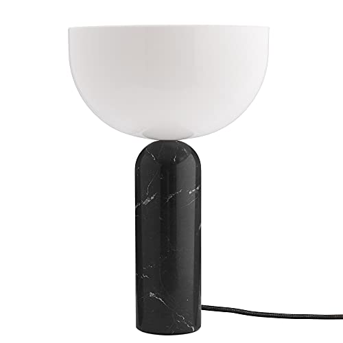 New Works Kizu bord L, svart H 45 cm, Ø 30 cm, kabel svart