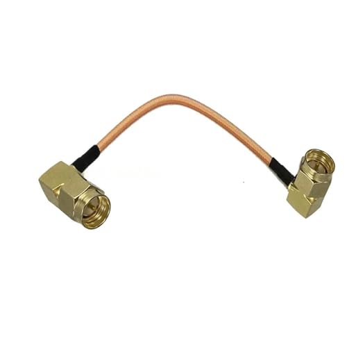 Câble coaxial SMA mâle coudé 50cm adaptateur antenne routeur RG142 lot de 10