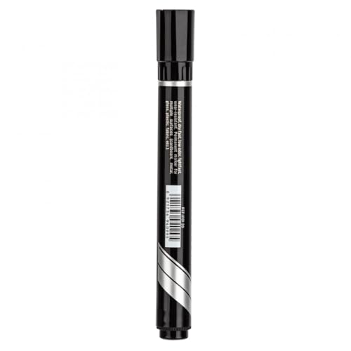 Deli eu10120 deli permanent marker low odor ink eu10120- Black 1pc