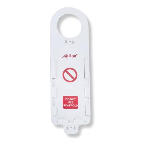 Image of Tag AK-SYT-Holder Scaffolding yellow Tag and Holder (Pack of 5)