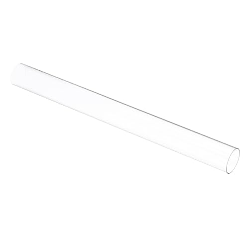 Image of uxcell Clear Rigid Tubing 1 1 /8 Inch(28mm) ID x 1 3 /16 Inch(30mm) OD x 1Ft(305mm) Length Round Plastic Polycarbonate Tube