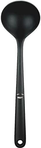 BebLP Black 13" Long Nylon Soup Ladles for cooking Ladle spoons Stainless steel ladle Ladle set Kitchen tools Pasta spoon Cooking tools Wooden ladle Kitchen tools and gadgets Pasta tools
