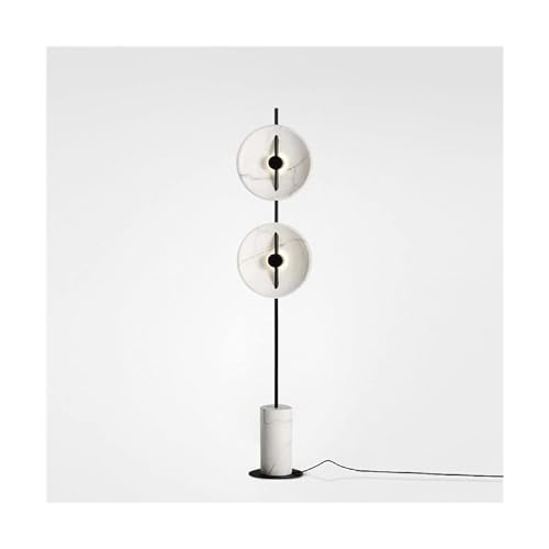 Lámpara de pie XANAYXWJ con base de mármol y poste de hardware para sala de estar 3
