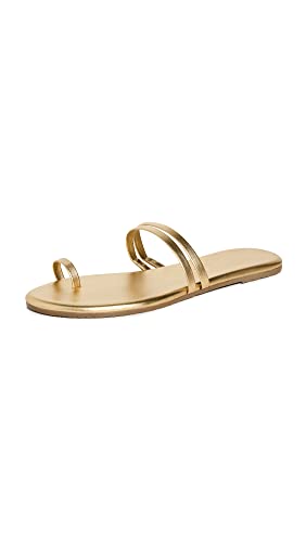 Tkees Women's Leah Sandals, Blink, Gold, Metallic, 5 Medium Us #TOP22