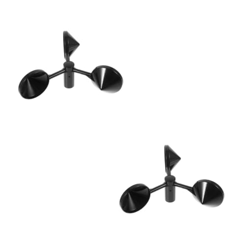 YARNOW 2 Pezzi Sensore Anemometro con Cupola ABS per Misurazione Vento Consumo Installazione Facile per Stazioni e Struttura Resistente e Stabile