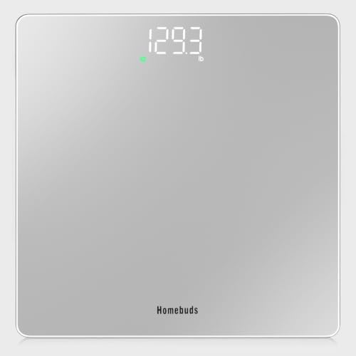 Homebuds Bathroom Scale for Body Weight Precision 0.1lb, Weight Scale 400lb