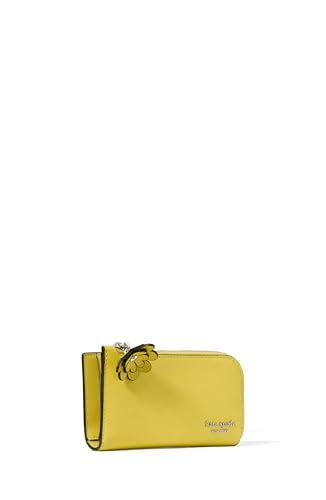 Image of kate spade new york Devin I Love You Script Embossed Leather Small Slim Bifold Wallet