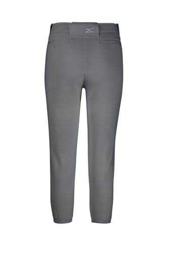 Mizuno Calça de softbol Fastpitch com cinto para meninas