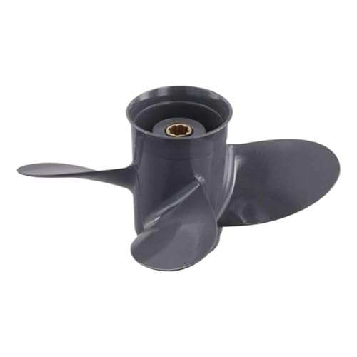 Hélice 4-9-1/4 x 10 Compatible con motores fueraborda BF8D BF9.9D BF9.9 BF15A BF15D BF20