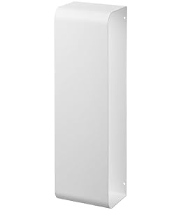 山崎実業(Yamazaki) マグネット バスタオルホルダー ホワイト 約W12×D9×H40cm タワー tower タオル収納 タオルホルダー 3619