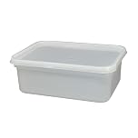CaterCo 2L Plastic Ice Cream Food Storage Containers with Lids - 20 Pack - BPA-Free, Leakproof, Freezer & Microwave Safe Tubs for Meal Prep & Storage (2L Containers with Lids - 20 Pack)