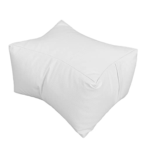 Nagel-Handauflagekissen, 3 Höhenverstellbar Leicht zu reinigen Weiches PU-Leder Nail Art Handkissen Abnehmbar für Maniküre für Nagelstudio(Weiß) Cover