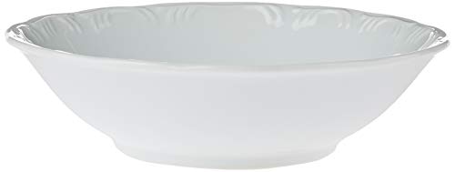 Serviço Jantar 41 Peças Porcelana Schmidt Com Relevo Pomerode Branca Pacote De 041 No Voltagev