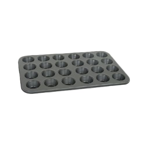 SLKMP024 Muffin Pan, 24 Cup, 3-1/2 oz Each Cup, 20-1/2" x 14", Non-Stick, Carbon Steel