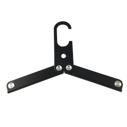 HOOTNEE Hanger Clothing Clothes Hangers Hangers Foldable Clothing Rack Creative Hanger Closet Hangers Foldable Hanger Hangers for Pants Hanger Pants Hangers Tie Hanger Black