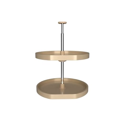 Rev-A-Shelf 2-Shelf D-Shape Lazy Susan