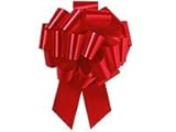 10 Pk Red Pull Bows - Gift Packaging Bows - Gift Bows for Gift Baskets & Packages