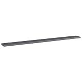 HBFDSFG Bookshelf Boards 4 Pcs, High Gloss Gray Engineered Wood Shelf Boards for Additional Storage Space