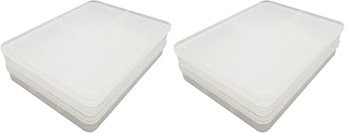 プラモ向上委員会 plamokojo 仕分けトレイ for プラモ 2個セット ホビー用工具 PMKJ004W クリアーホワイト (× 2)