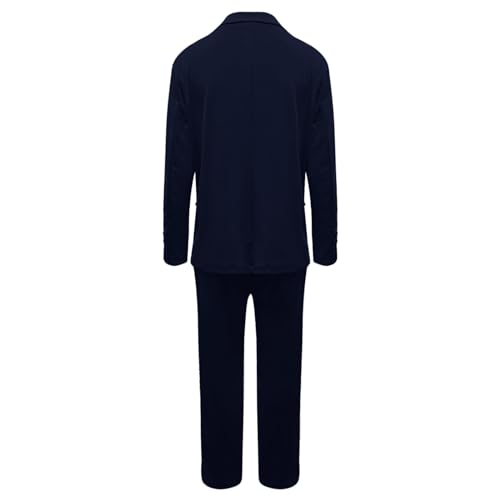 Aniywn Blazer Sets Women 2 Piece Outfits Dressy Business Work Jacket Outfits Casual Pant Suits Plus Size Wide Pants Suit Set3