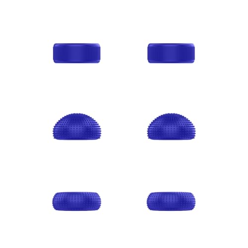 Image of Lenovo Legion Go Joystick Caps - Indigo Blue Replacement Thumb Grips for Enhanced Gaming Precision Compatible with Nintendo Switch, PS5, Xbox Controllers Enhanced Comfort & Grip
