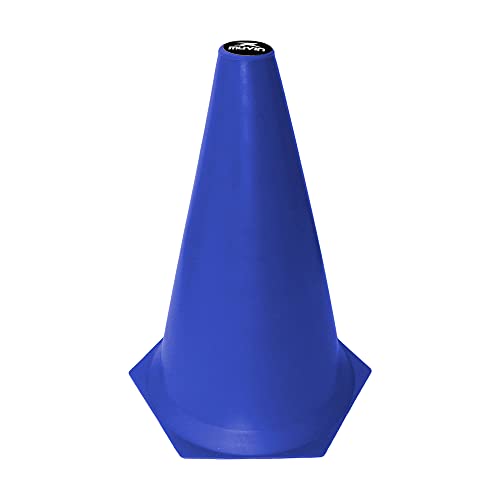 Cone de Marcação de Plástico Muvin – 24cm – Kit com 12 - Treino Funcional – Agilidade – Treinamento