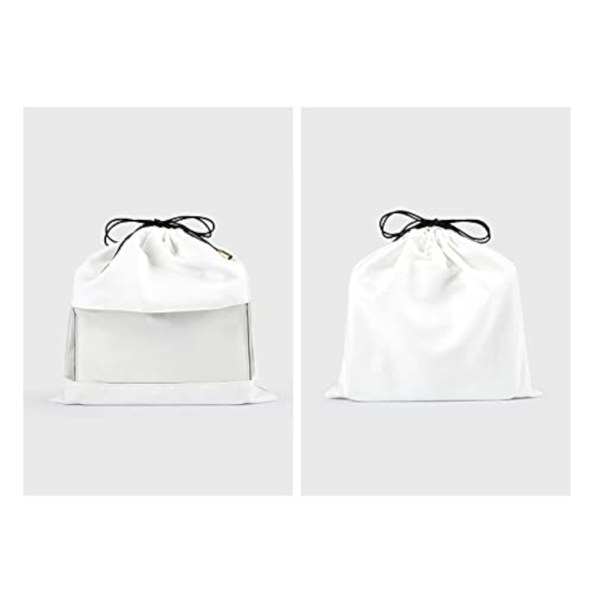 Cloth Storage Pouch for Handbag Organizer, White