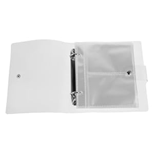 Ibasenice 2 Stück Sammelkarten-Album Transparent