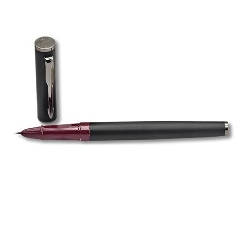 Image of Venti Fountain Pen - Metal Luxury Pen, Schmidt Nib (Medium), Best Pen Gift Set for Men & Women, Professional, Executive, Office, Nice Pens,Return Gift (F5066-Maroon)