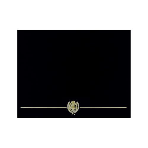 Great Papers! Black Classic Certificate Cover, 12 x 9.375 Inches, 5 Count (903117)